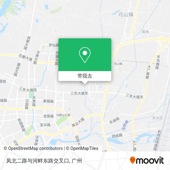 凤北二路与河畔东路交叉口地图