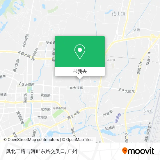 凤北二路与河畔东路交叉口地图