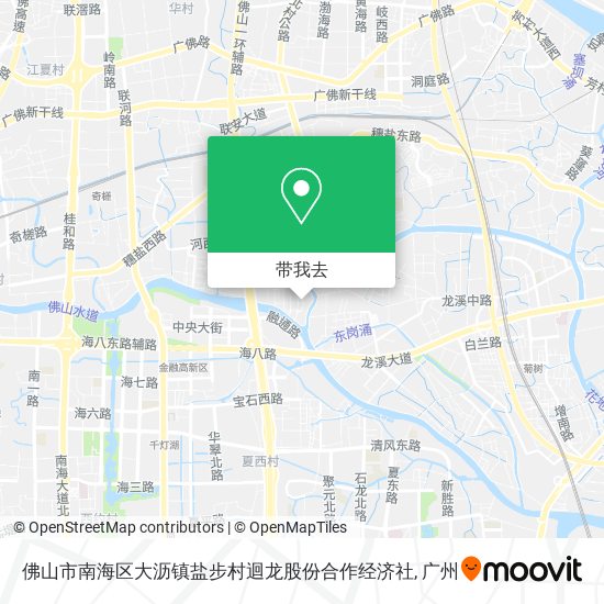 佛山市南海区大沥镇盐步村迴龙股份合作经济社地图