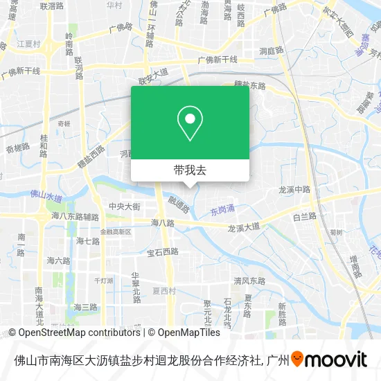 佛山市南海区大沥镇盐步村迴龙股份合作经济社地图