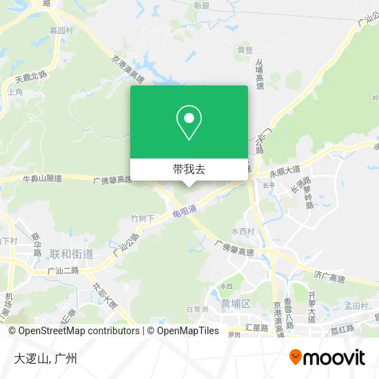 大逻山地图