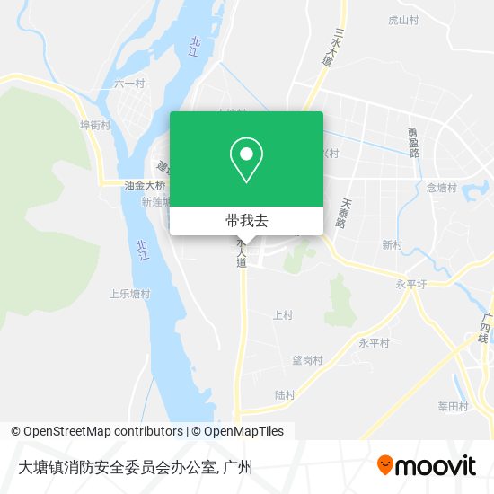 大塘镇消防安全委员会办公室地图