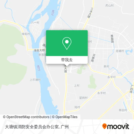 大塘镇消防安全委员会办公室地图