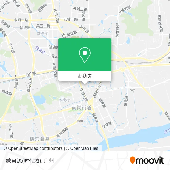 蒙自源(时代城)地图