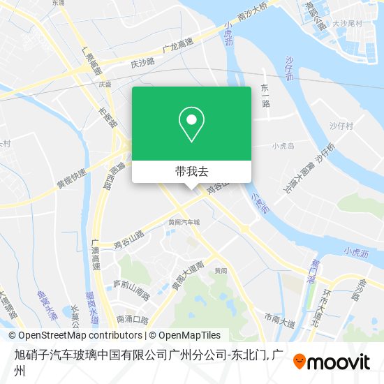 旭硝子汽车玻璃中国有限公司广州分公司-东北门地图