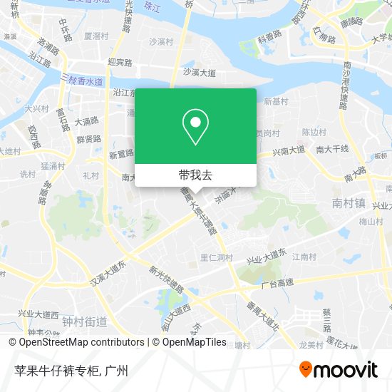 苹果牛仔裤专柜地图