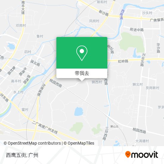 西鹰五街地图