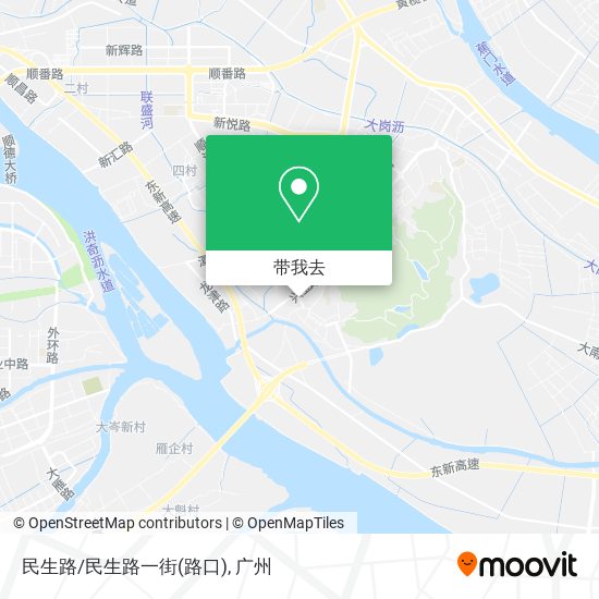民生路/民生路一街(路口)地图