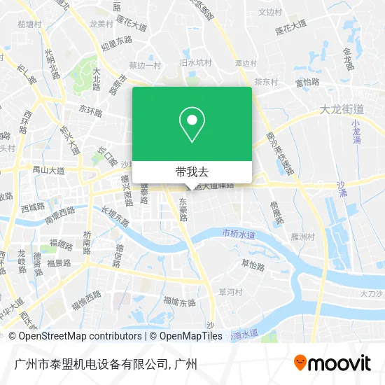 广州市泰盟机电设备有限公司地图