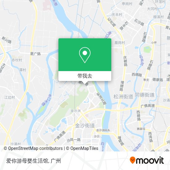 爱你游母婴生活馆地图