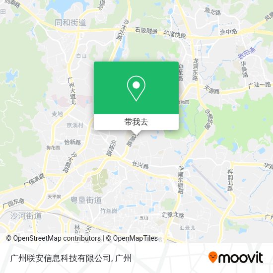 广州联安信息科技有限公司地图