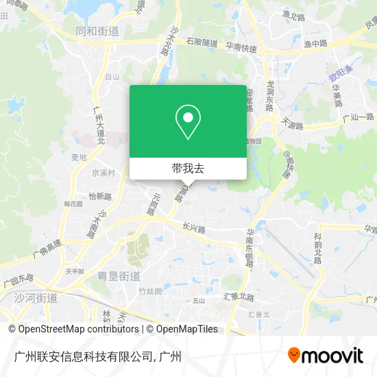 广州联安信息科技有限公司地图