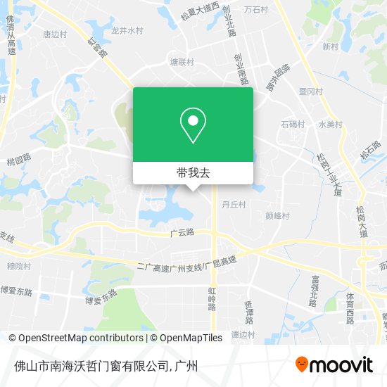 佛山市南海沃哲门窗有限公司地图