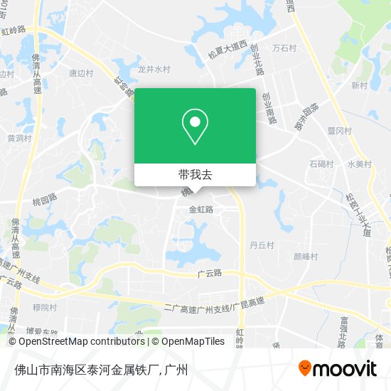 佛山市南海区泰河金属铁厂地图