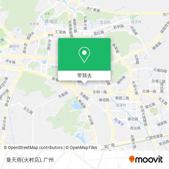 曼天雨(火村店)地图