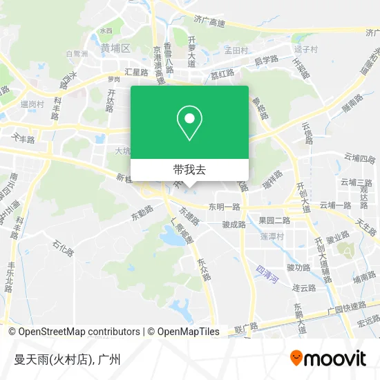 曼天雨(火村店)地图