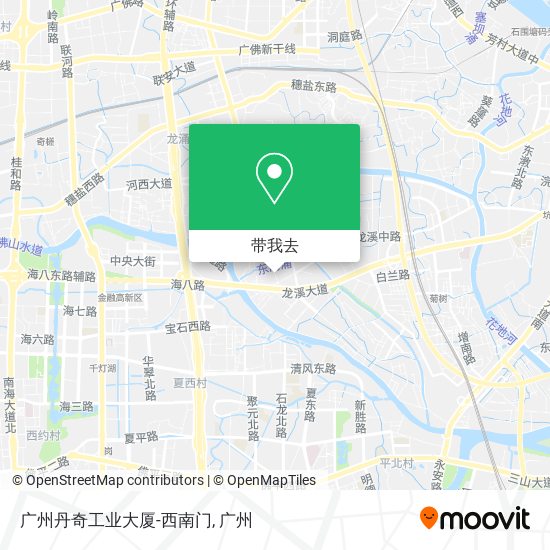 广州丹奇工业大厦-西南门地图