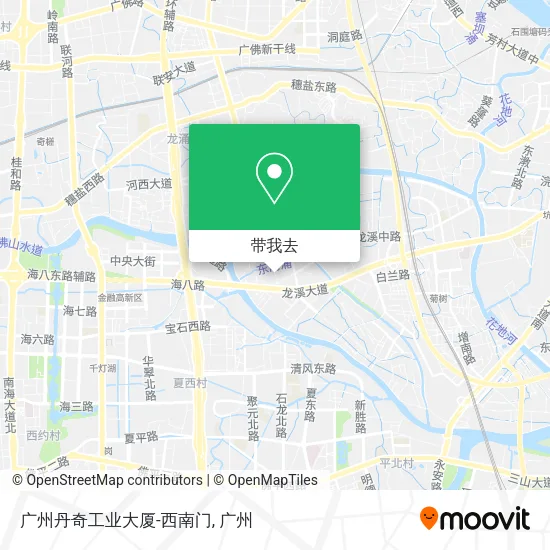 广州丹奇工业大厦-西南门地图