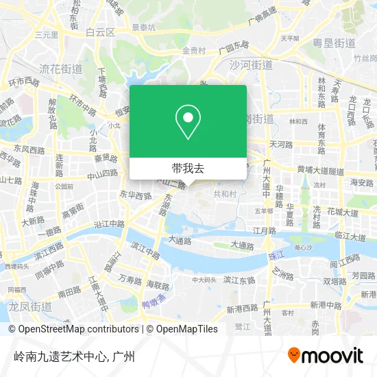 岭南九遗艺术中心地图