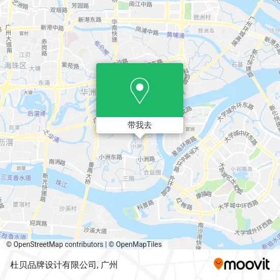 杜贝品牌设计有限公司地图