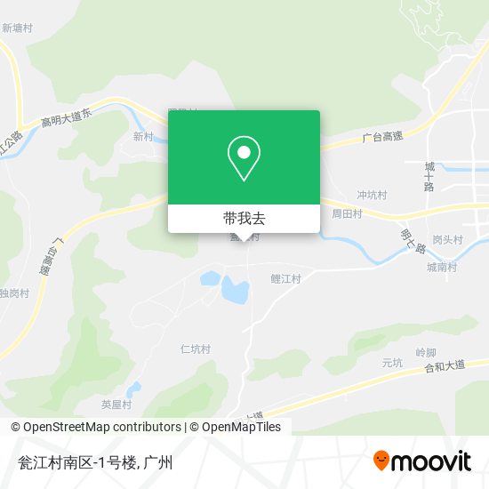 瓮江村南区-1号楼地图