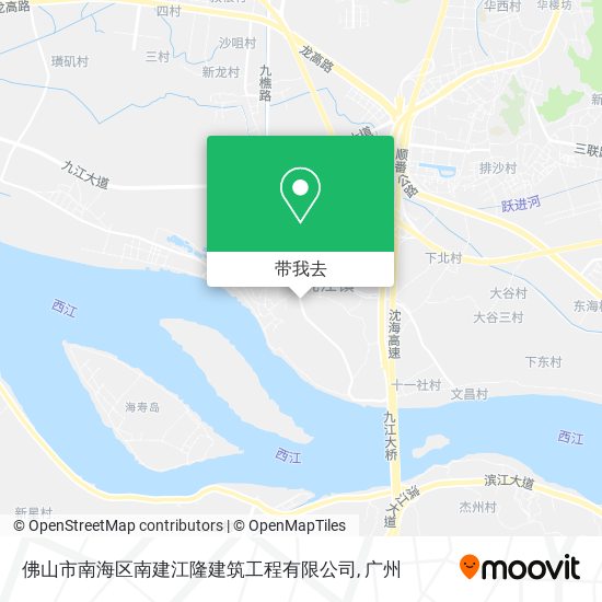 佛山市南海区南建江隆建筑工程有限公司地图