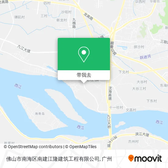 佛山市南海区南建江隆建筑工程有限公司地图
