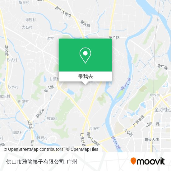 佛山市雅箸筷子有限公司地图