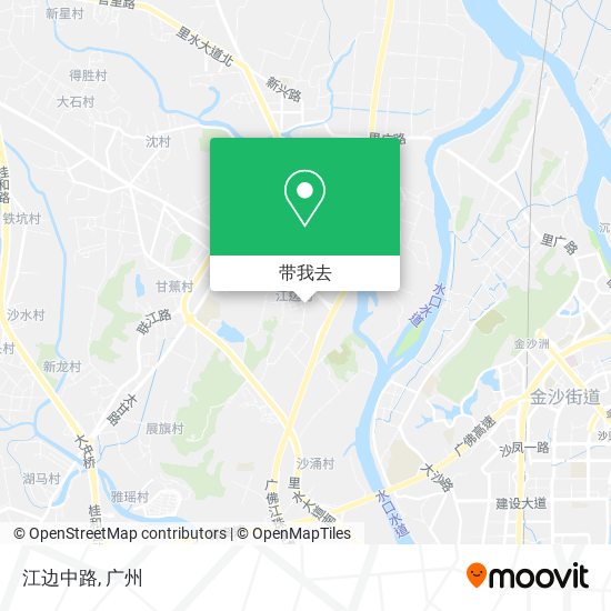 江边中路地图