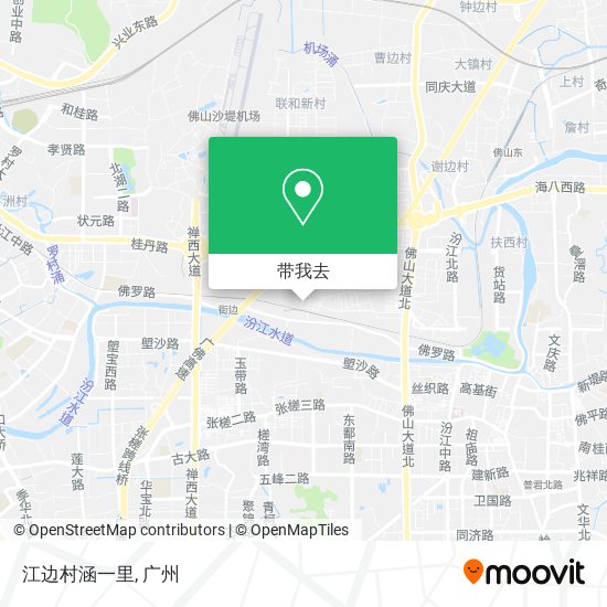 江边村涵一里地图