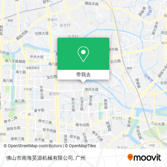 佛山市南海昊源机械有限公司地图