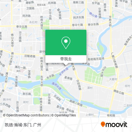 凯德·瀚城-东门地图