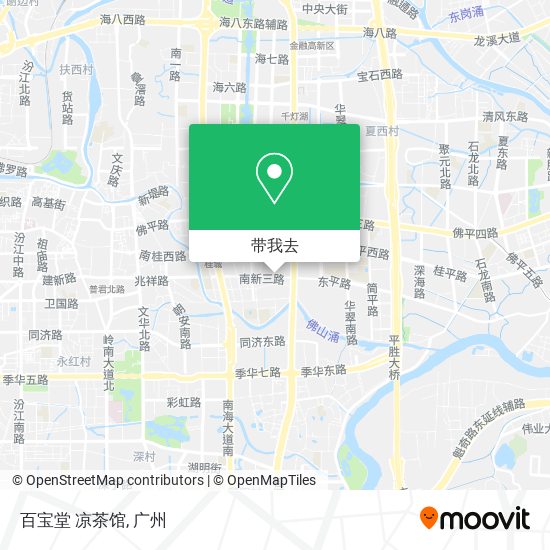 百宝堂 凉茶馆地图