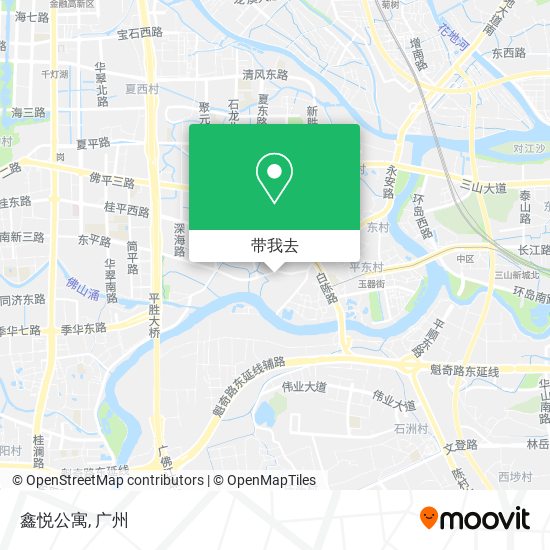 鑫悦公寓地图