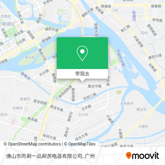 佛山市尚厨一品厨房电器有限公司地图