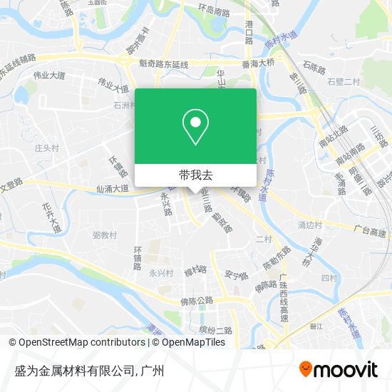 盛为金属材料有限公司地图
