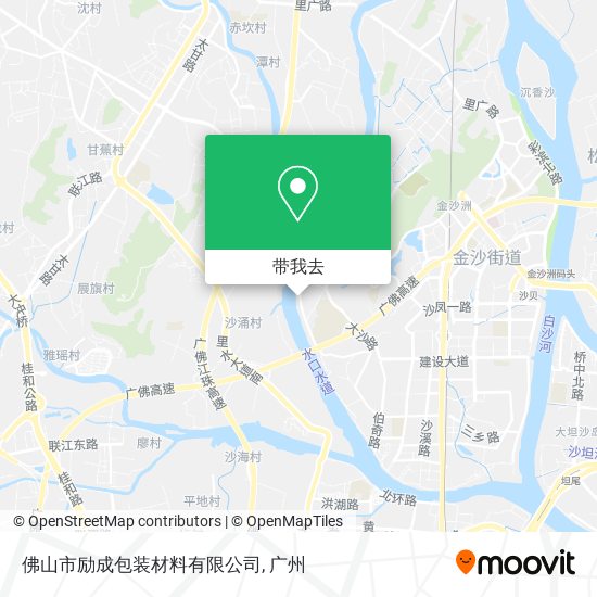 佛山市励成包装材料有限公司地图