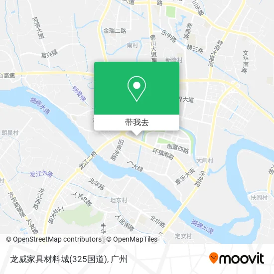 龙威家具材料城(325国道)地图