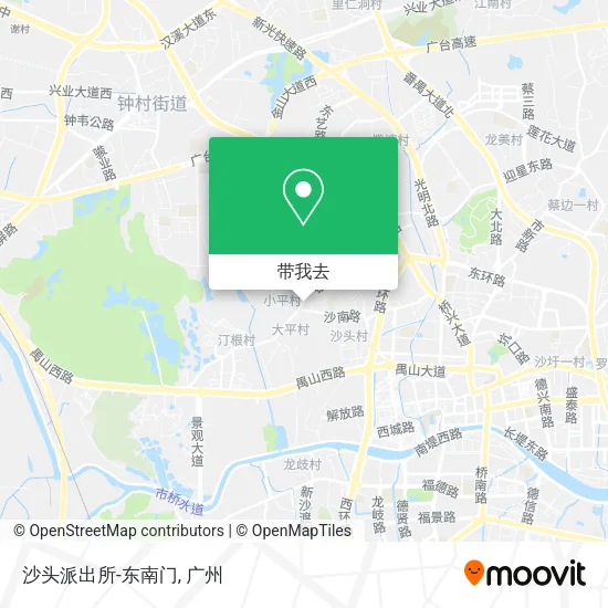 沙头派出所-东南门地图