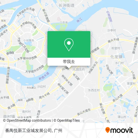 番禺悦新工业城发展公司地图