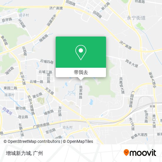 增城新力城地图