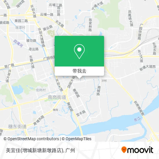 美宜佳(增城新塘新墩路店)地图
