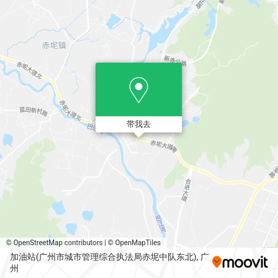 加油站(广州市城市管理综合执法局赤坭中队东北)地图