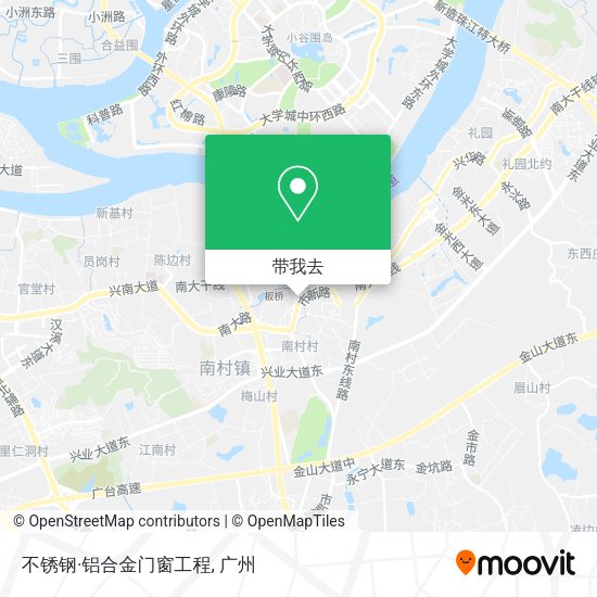 不锈钢·铝合金门窗工程地图