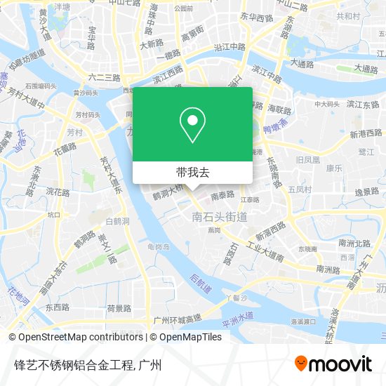 锋艺不锈钢铝合金工程地图