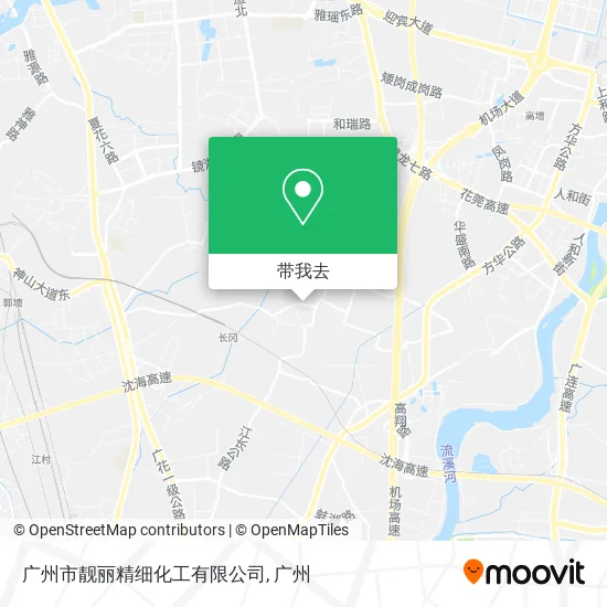 广州市靓丽精细化工有限公司地图