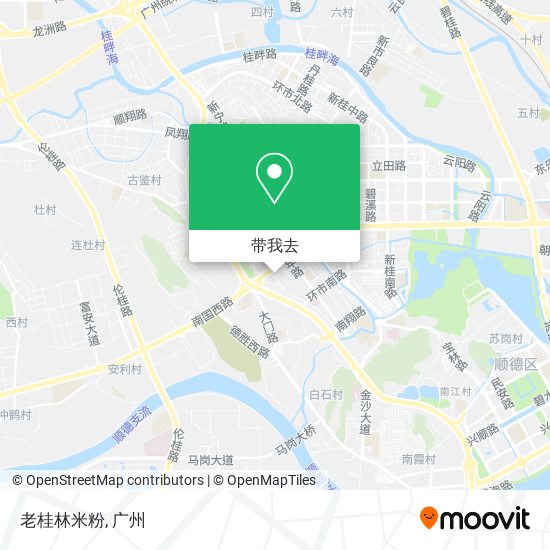老桂林米粉地图
