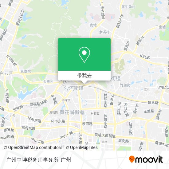 广州中坤税务师事务所地图