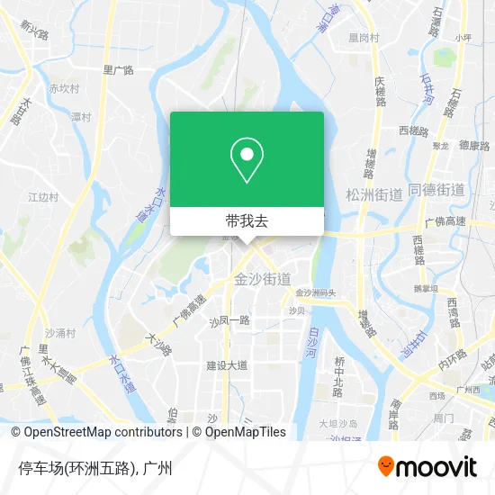 停车场(环洲五路)地图