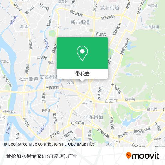 叁拾加水果专家(心谊路店)地图